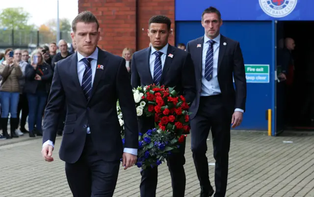 Steven Davis, James Tavernier and Allan McGregor