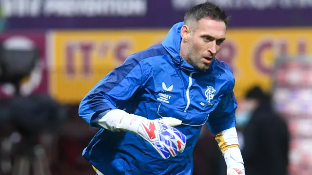 Rangers goalkeeper Allan McGregor is back in the side