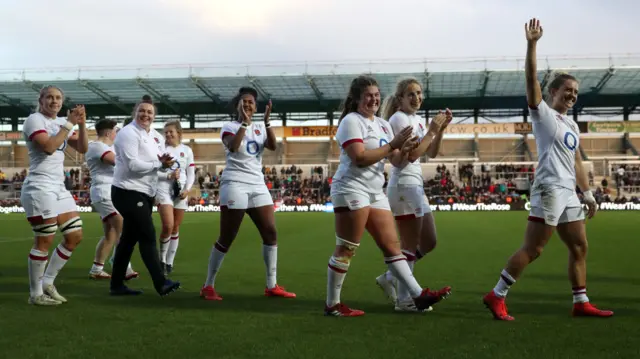 England celebrate