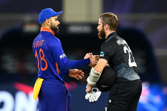 Virat Kohli and Kane Williamson