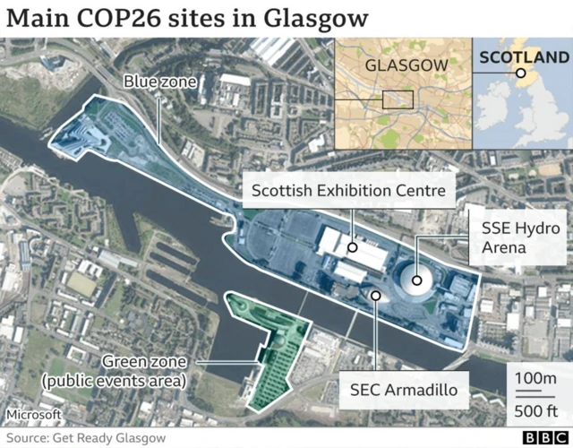 COP26 Glasgow site