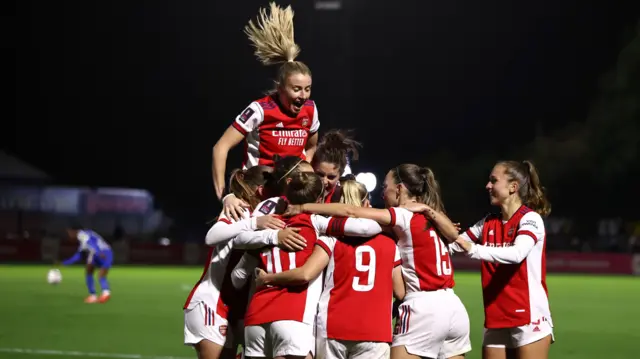 Arsenal celebrate