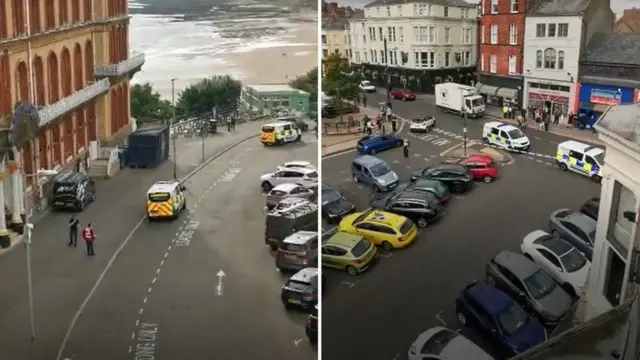 Scarborough Grand hotel cordoned off