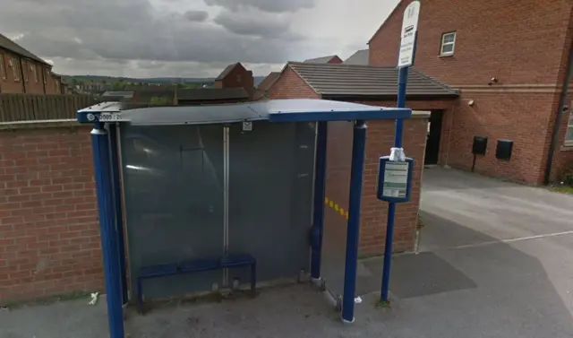 Bus stop on Phillimore Road