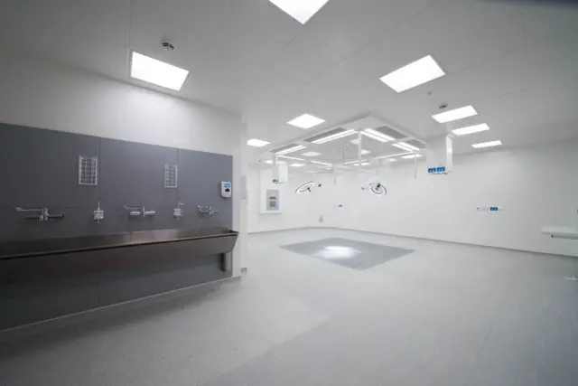 An empty operating theatre