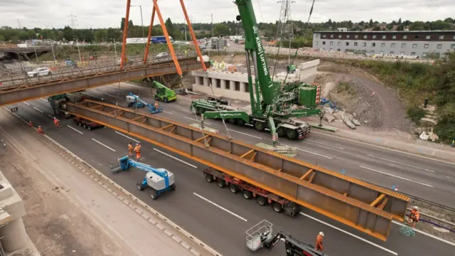 M6 bridge works