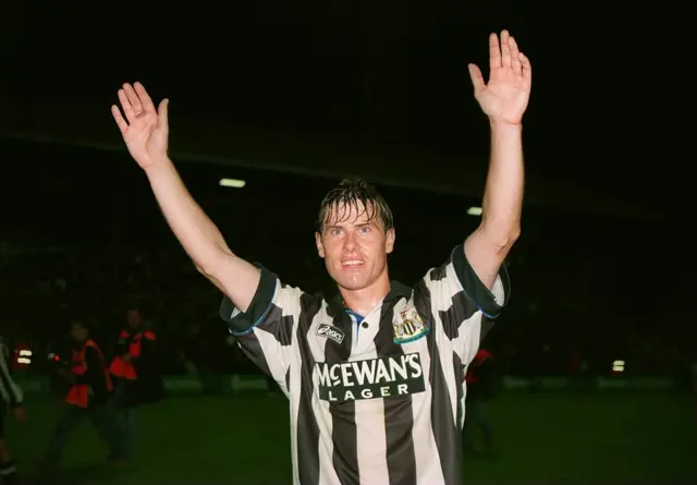 Rob lee playing for Newcastle