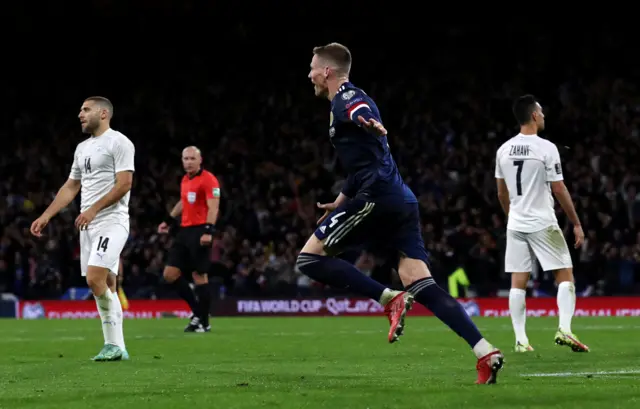 Scott McTominay celebrates