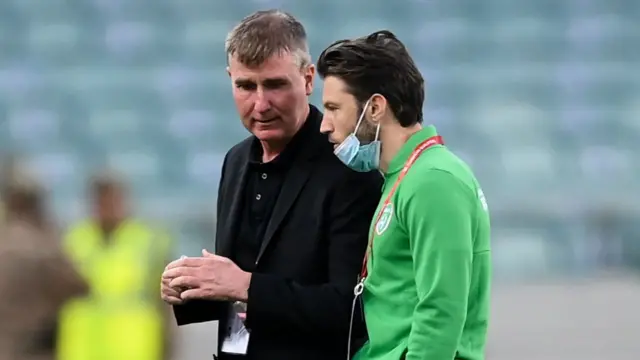 Stephen Kenny and Harry Arter