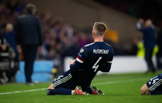 Scotland's Scott McTominay celebrates