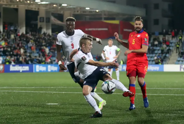 James Ward-Prowse scores for England