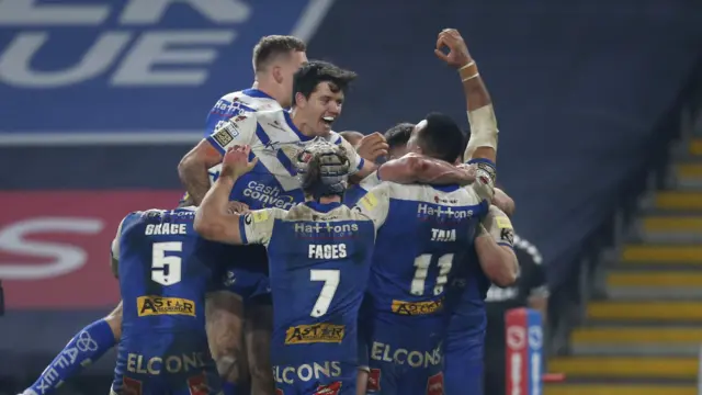 Saints celebrate 2020 Grand Final win