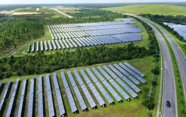 Stanton solar power station in Florida