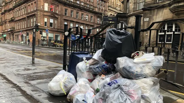 Rubbish on the streets