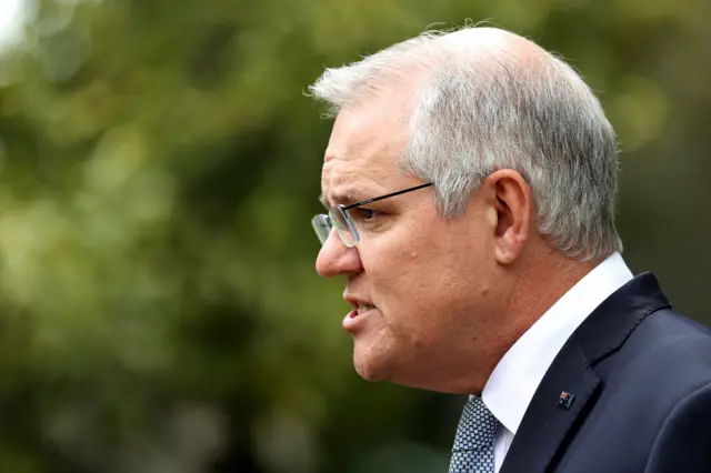 Australian Prime Minister Scott Morrison.