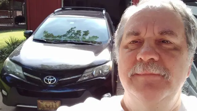 Tom Beckett, who drives a 2013 gasoline-powered Toyota, and has no plans to buy an electric car