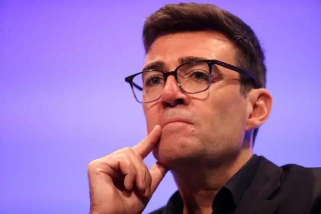 Mayor of Greater Manchester Andy Burnham attends Britain's Labour Party annual conference, in Brighton