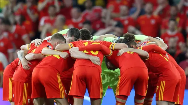 Wales huddle