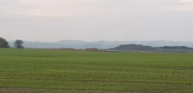 View of the Roxby landfill site