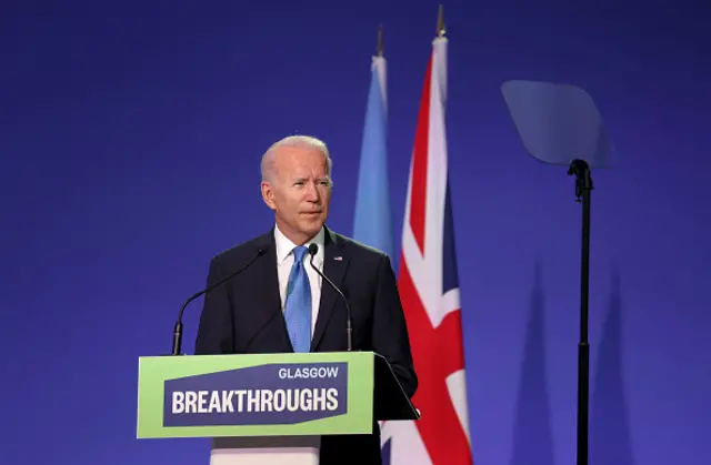 President Biden at COP26