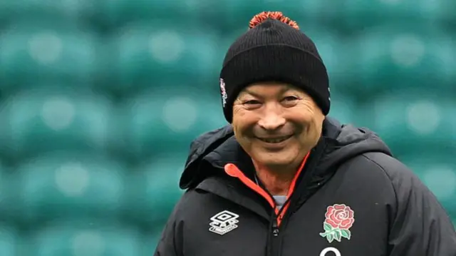 Eddie Jones smiling