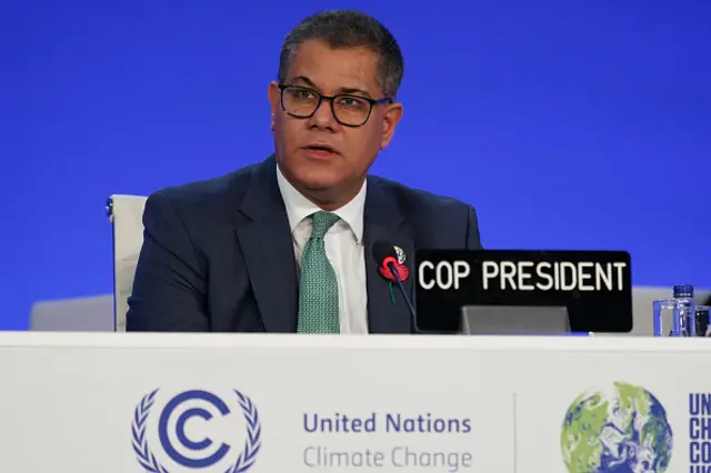 COP26 President Alok Sharma