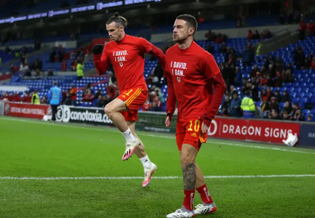 Gareth Bale and Aaron Ramsey