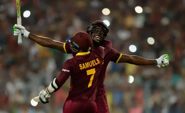 West Indies' Carlos Brathwaite