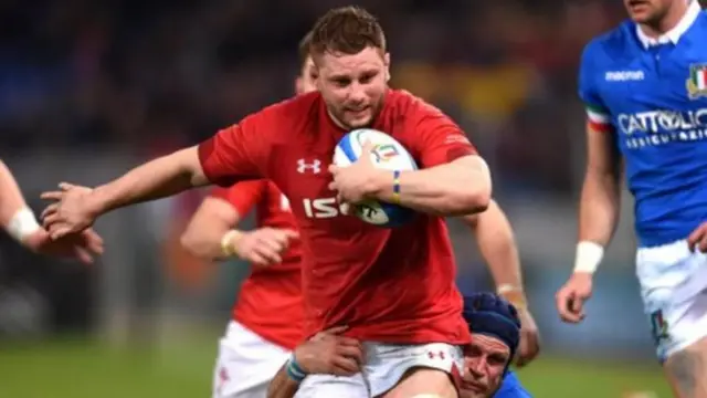 Thomas Young has played three away internationals for Wales against Tonga, Samoa and Italy