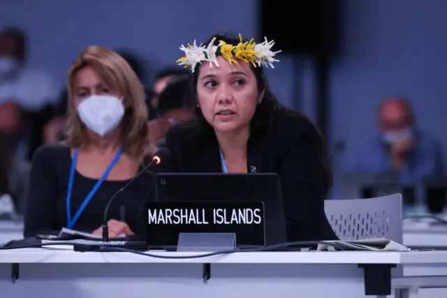 Climate Envoy of the Republic of the Marshall Islands Tina Stege