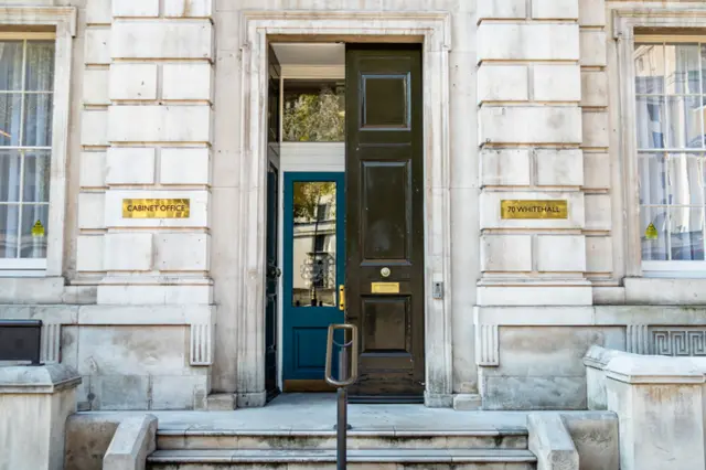 The Cabinet Office on Whitehall in London