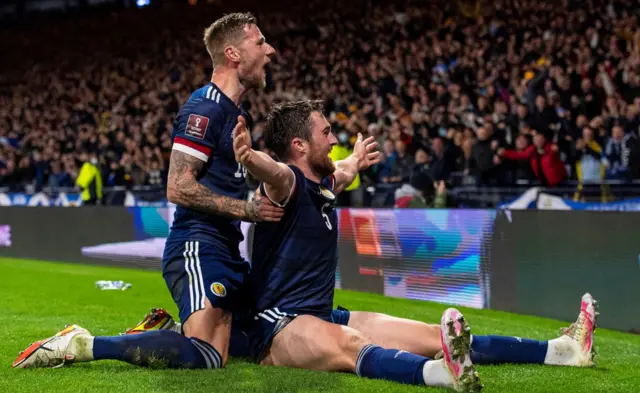 Scotland lead 1-0 at Hampden