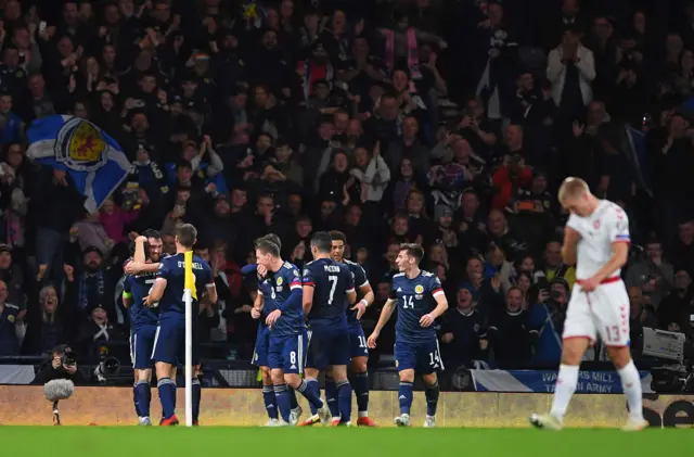 Scotland celebrate