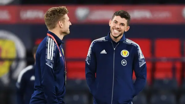 Ryan Christie and Stuart Armstrong in conversation