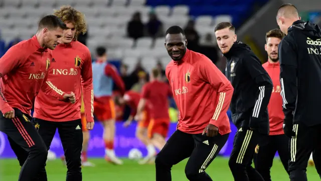 Belgium warm-up