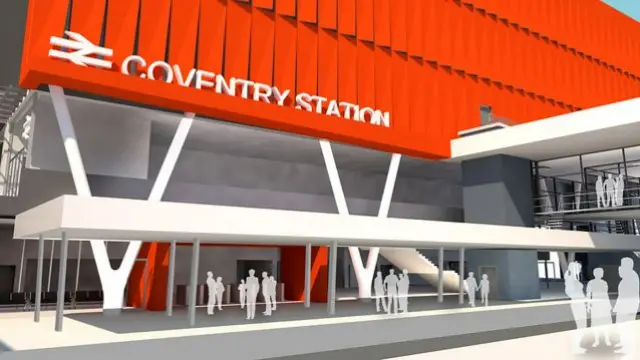 Coventry railway station plan