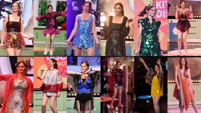 A dozen of Sophie's spectacular outfits