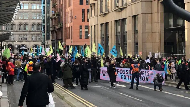 Glasgow protest