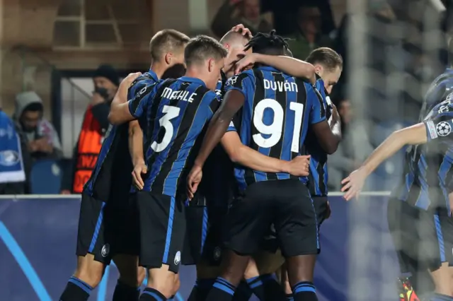 Atalanta celebrate