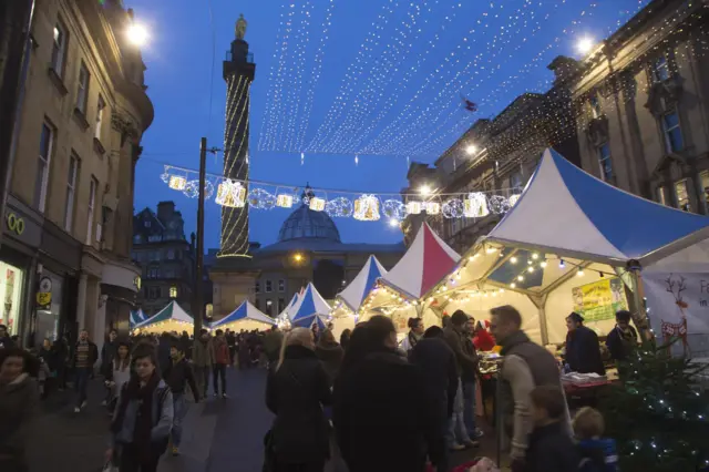 Newcastle Christmas market