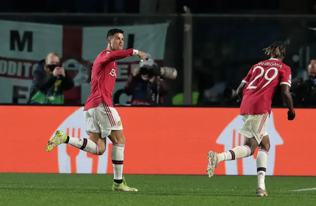 Ronaldo celebrates