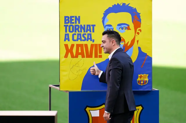 Xavi, Barcelona manager