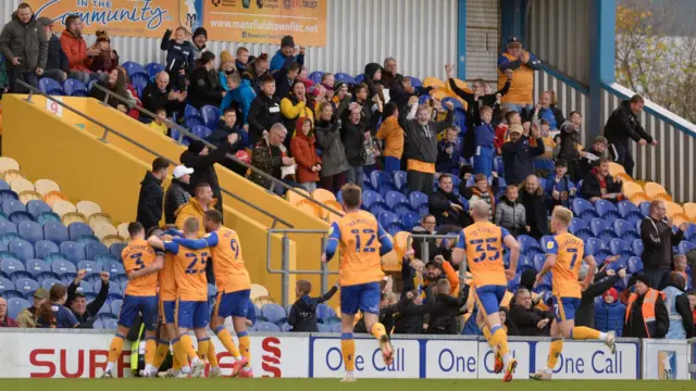 League Two half-time headlines