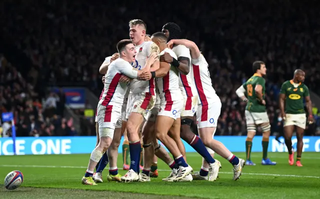 England celebrate