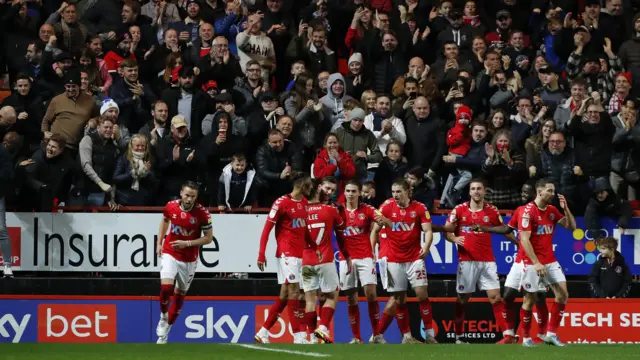 Charlton celebrate