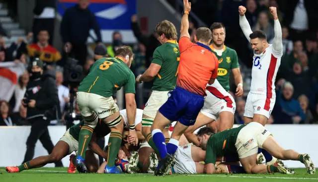 England celebrate