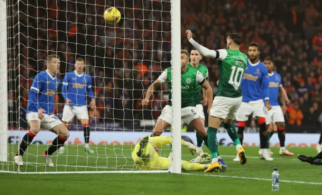 Martin Boyle opens the scoring at Hampden