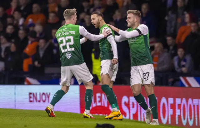 Hibs are into the final against Celtic on 19 December