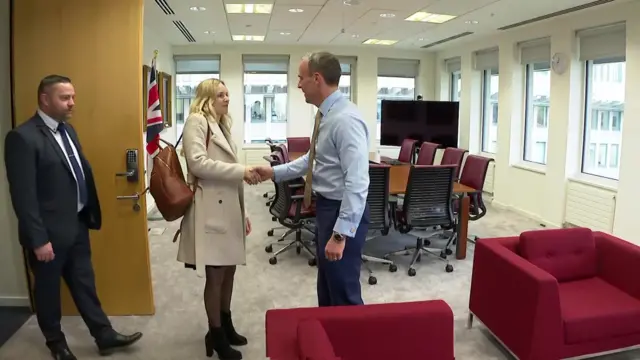 Lissie Harper meets Dominic Raab