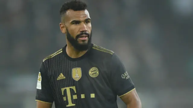 Eric Maxim Choupo-Moting in action for Bayern Munich